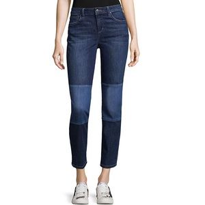 Joe’s Straight Ankle Jeans Patch Knee